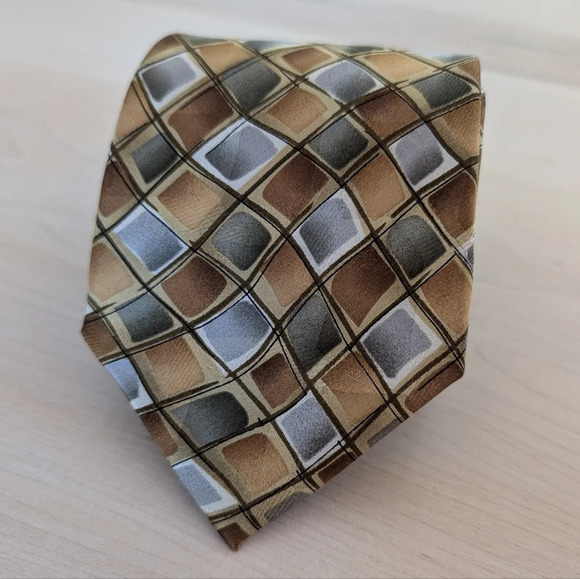 J. GARCIA Robot Neurosis Silk Tie - Picture 2 of 7